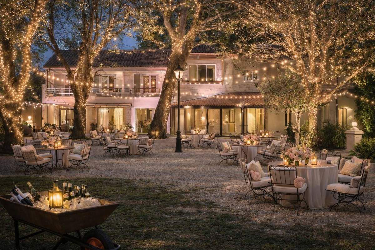L'Oasis du Saule — lieu de mariage bohème chic à Monteux, près d'Avignon en Provence