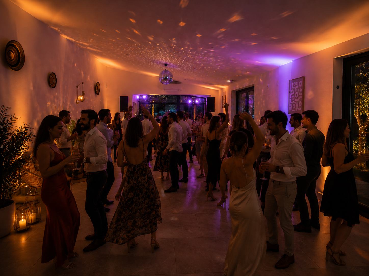 Soirée dansante dans la Salle de Bal du Château Pimõ