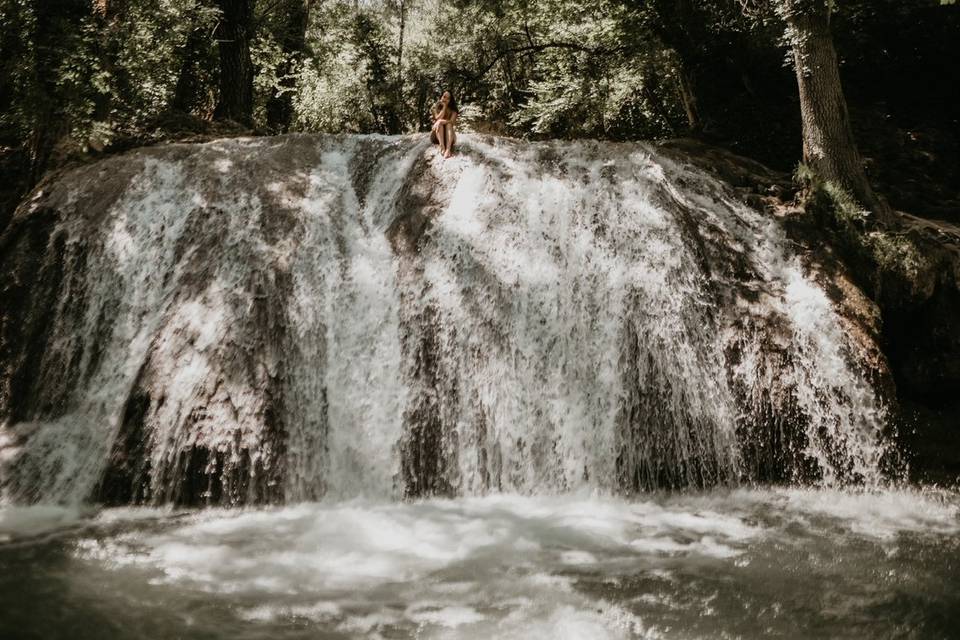 Cascades naturelles de la rivière l'Argens